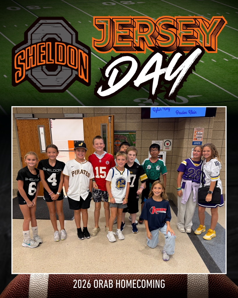 HOMEECOMING WEEK — DRESS UP DAY 4 - PART 5 The halls were filled with team spirit today as students and staff showed off their favorite team attire for Jersey Day! From school teams to favorite professional athletes, everyone brought their game-day energy and represented the teams they love. Way to go Orabs!