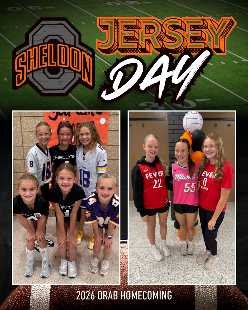 HOMEECOMING WEEK — DRESS UP DAY 4 - PART 6 The halls were filled with team spirit today as students and staff showed off their favorite team attire for Jersey Day! From school teams to favorite professional athletes, everyone brought their game-day energy and represented the teams they love. Way to go Orabs!