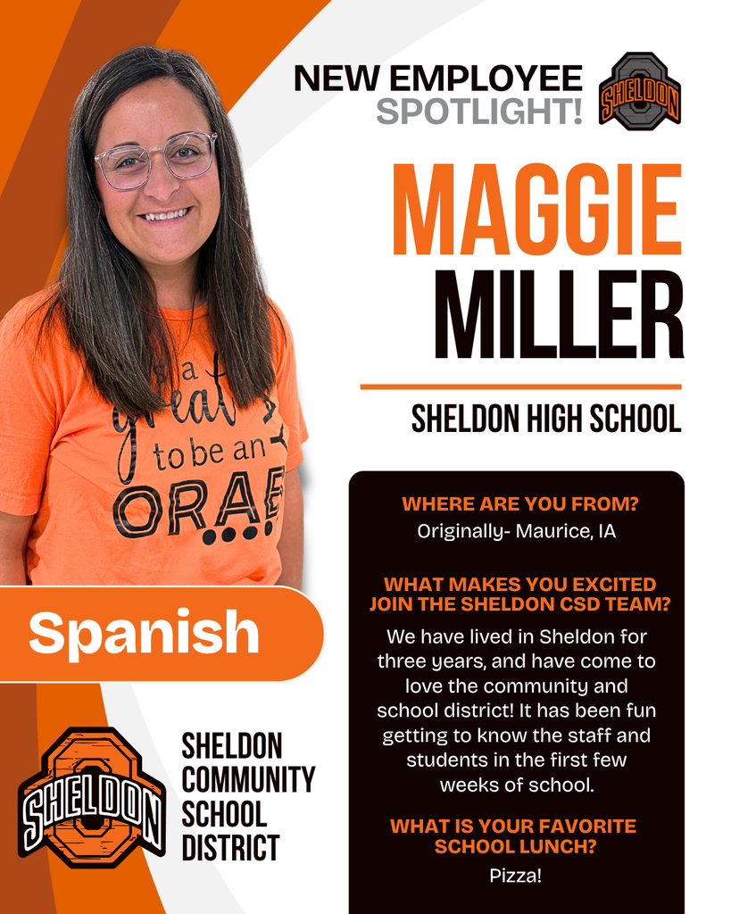 NEW EMPLOYEE SPOTLIGHT!  We’re excited to introduce you to our new teachers and staff members and give our community a chance to get to know the people who will be making a difference in the lives of our students.  Over the coming weeks, we’ll be featuring our new employees and sharing a little about who they are, their role in our district, and what they’re looking forward to this school year.  Help us give Maggie a warm Orab welcome!