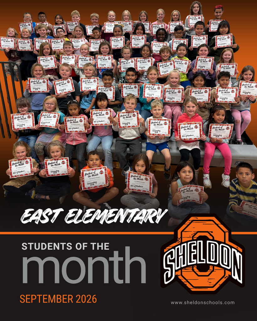 EAST ELEMENTARY STUDENTS OF THE MONTH Congratulations to our students of the month of September! Your positive attitudes, hard work, and kindness make a difference every day. We’re proud of the example you set for your classmates—keep up the great work! Way to go Orabs!