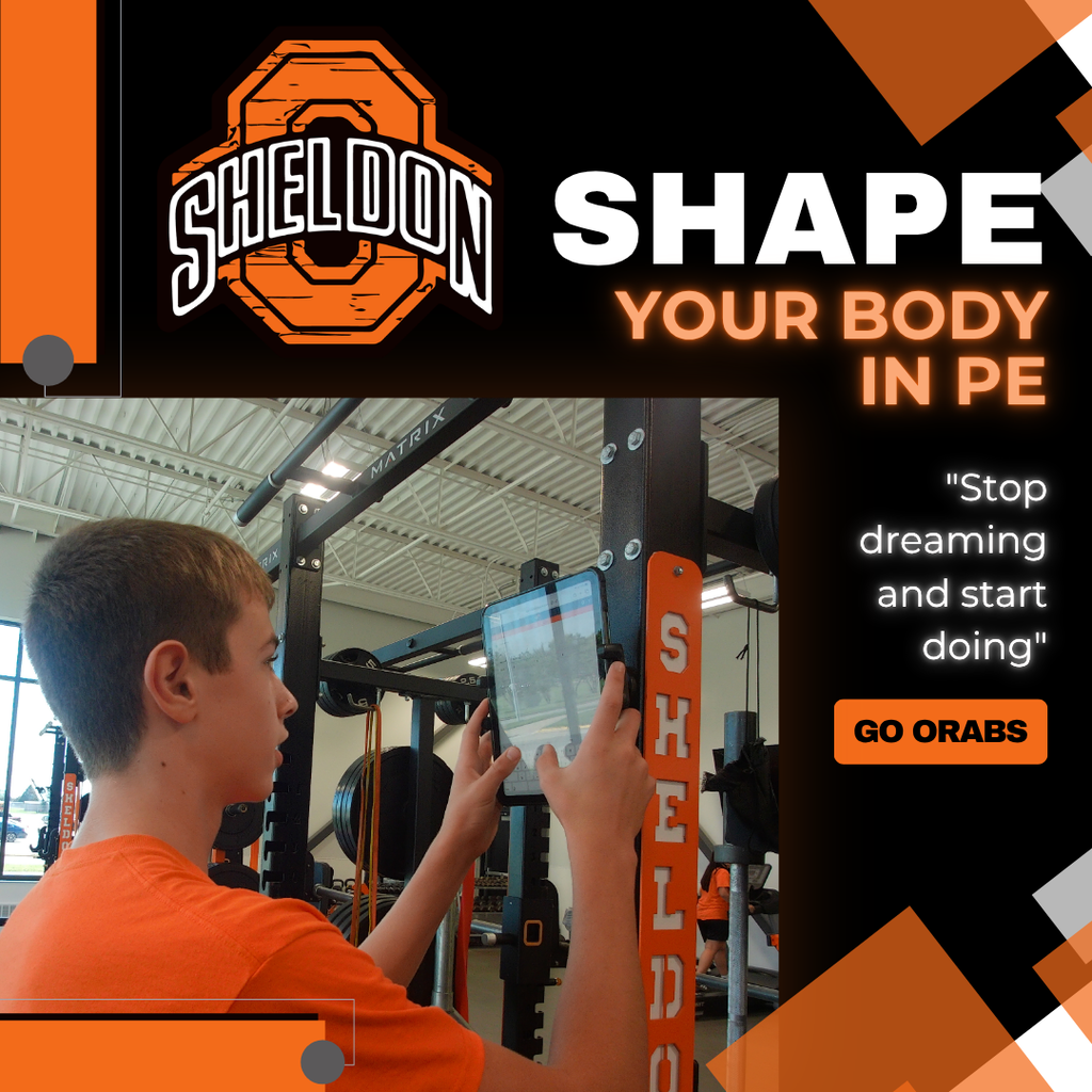 Sheldon High Schoolers Get Stronger Every Day! Our Orabs are working hard to improve their fitness while also tracking their progress along the way. By setting goals, putting in the work, and measuring their growth, students can see just how much they’re improving throughout the semester! Keep up the great work, Orabs! 📸 Created by Sheldon High School Mass Media student, Stephen Mack
