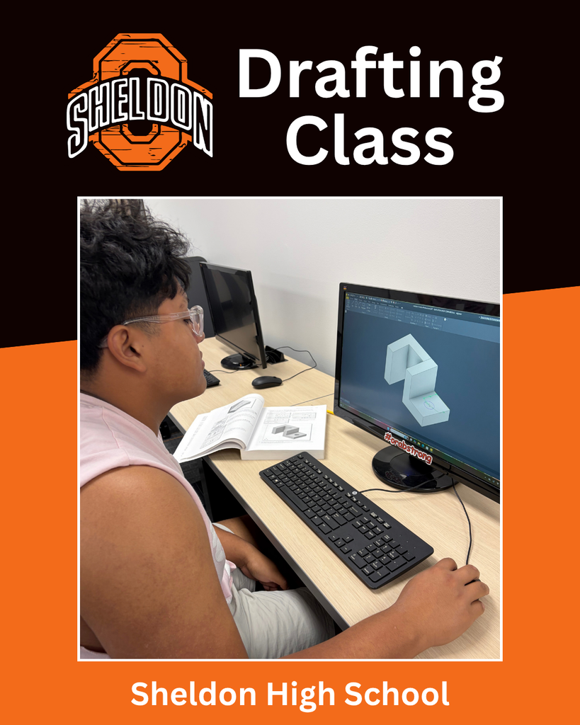 📐 LEARNING THROUGH DRAFTING! 📐 Sheldon High School students have been working hard in Drafting class, building valuable skills and putting their creativity and problem-solving abilities to work! Through projects and practice, students are learning the fundamentals of drafting and developing skills they can use both in the classroom and beyond. We love seeing our Orabs learning today and leading tomorrow! Way to go Orabs!