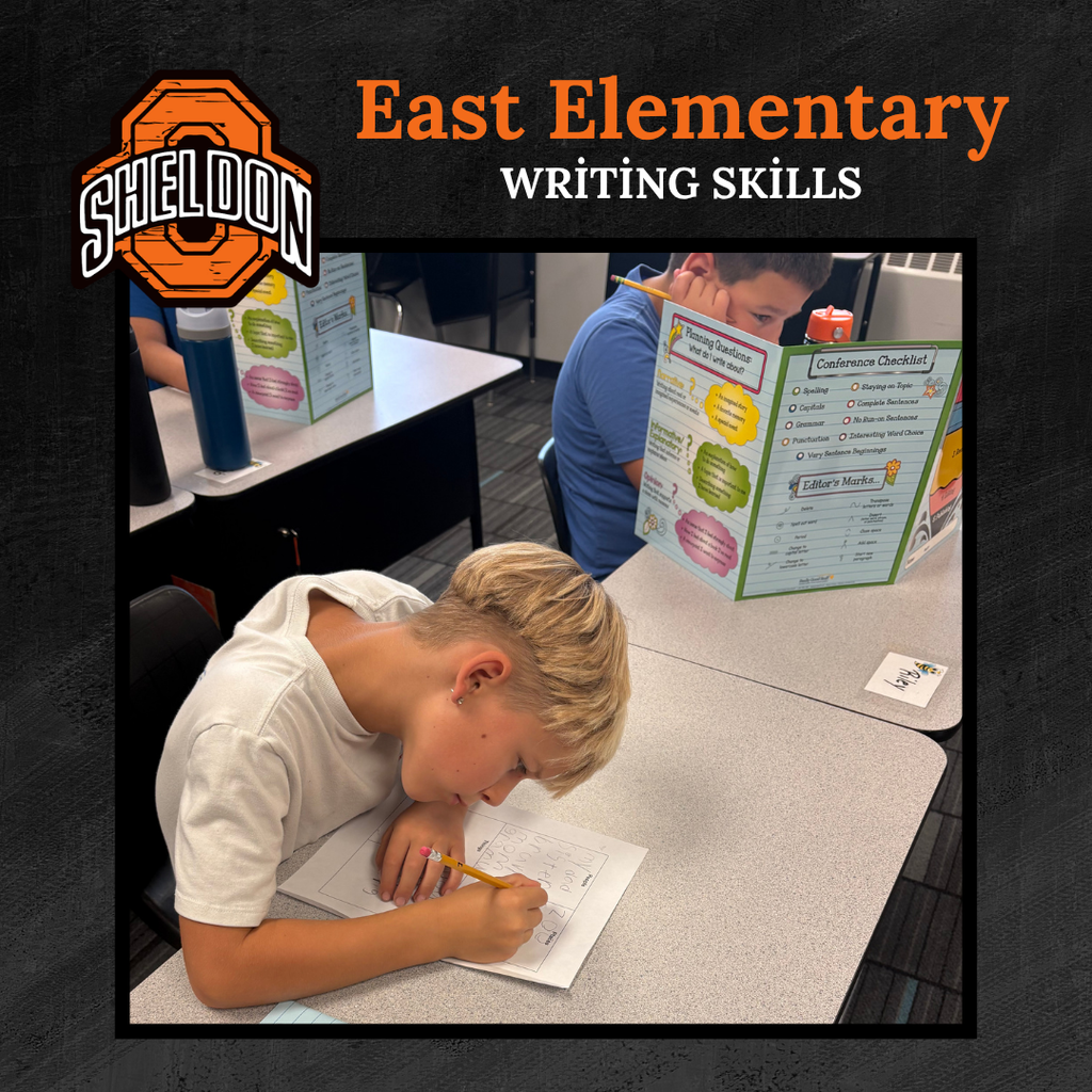 Great writing starts with practice! Mrs. Jansen’s 3rd grade class is hard at work building their writing skills, putting their thoughts on paper, and growing as young writers. Keep up the great work, Orabs! 📸 Created by Sheldon High School Mass Media student John Wolf as part of our Mass Media program.