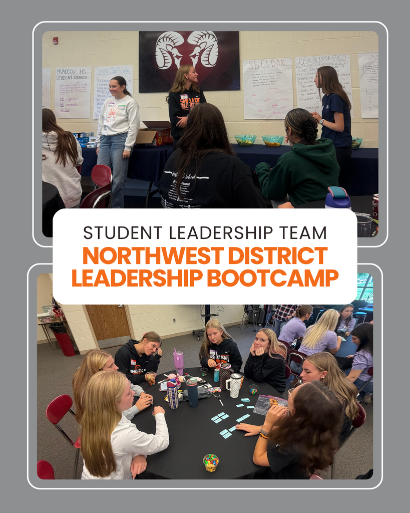 Growing as Leaders, Learning Together! On September 23, members of Sheldon High School’s Student Leadership Team (SLT) attended the Northwest District Leadership Bootcamp at MVAOCOU! Students connected with other student councils, exchanged ideas, and learned new ways to strengthen their leadership skills and make a positive impact in their school. These experiences help our Orabs grow as leaders and bring fresh ideas back to Sheldon! Way to represent Orab Nation!