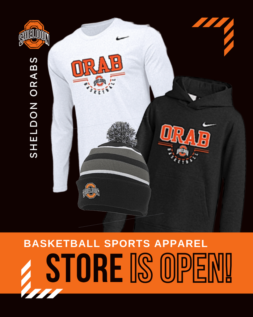 🏀 GEAR UP FOR ORAB BASKETBALL! 🏀  Show off your Orab pride this winter! The Sheldon Orab Basketball Store is open and ready for your orders. Check out the selection, find your favorite gear, and get ready to cheer on the Orabs this season!  📅 Order deadline: November 2  🛒 Shop the store: https://sheldonorabbasketball2026.itemorder.com/shop/home/  Don't miss out! Get your orders in before the store closes and represent Orab Nation all basketball season long!