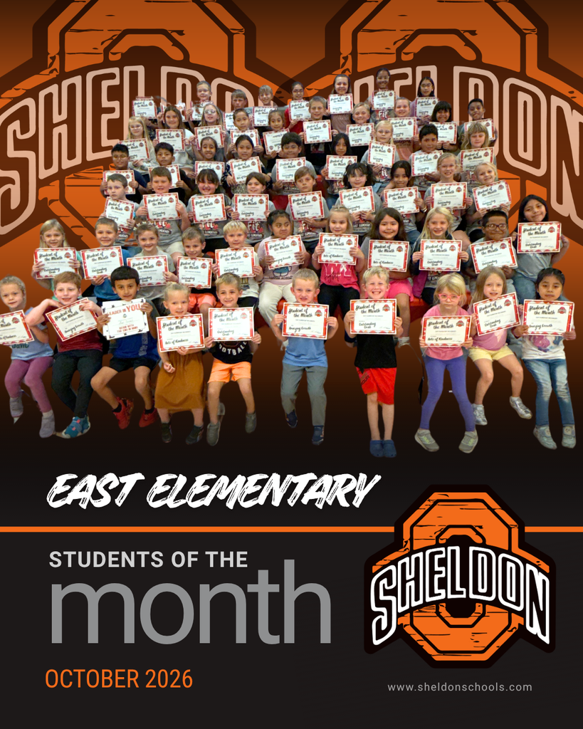 EAST ELEMENTARY STUDENTS OF THE MONTH Congratulations to our students of the month of October! Your positive attitudes, hard work, and kindness make a difference every day. We’re proud of the example you set for your classmates—keep up the great work! Way to go Orabs!