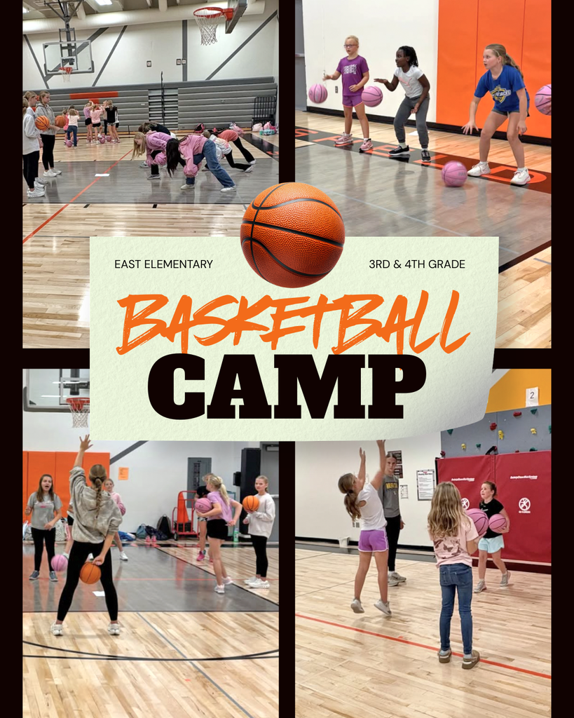 🏀 East Elementary Basketball Camp! 🏀  What an awesome afternoon of basketball! Our 3rd and 4th grade students hit the court last week for a fun-filled camp led by our Sheldon High School girls basketball players and coaches.  With 38 kids participating, it was a great opportunity to build skills, learn from our Orab athletes, and grow their love for the game!  A big thank-you to our high school players, coaches, and everyone who helped make this camp a success! We appreciate you investing your time and sharing your love of basketball with our younger Orabs! 