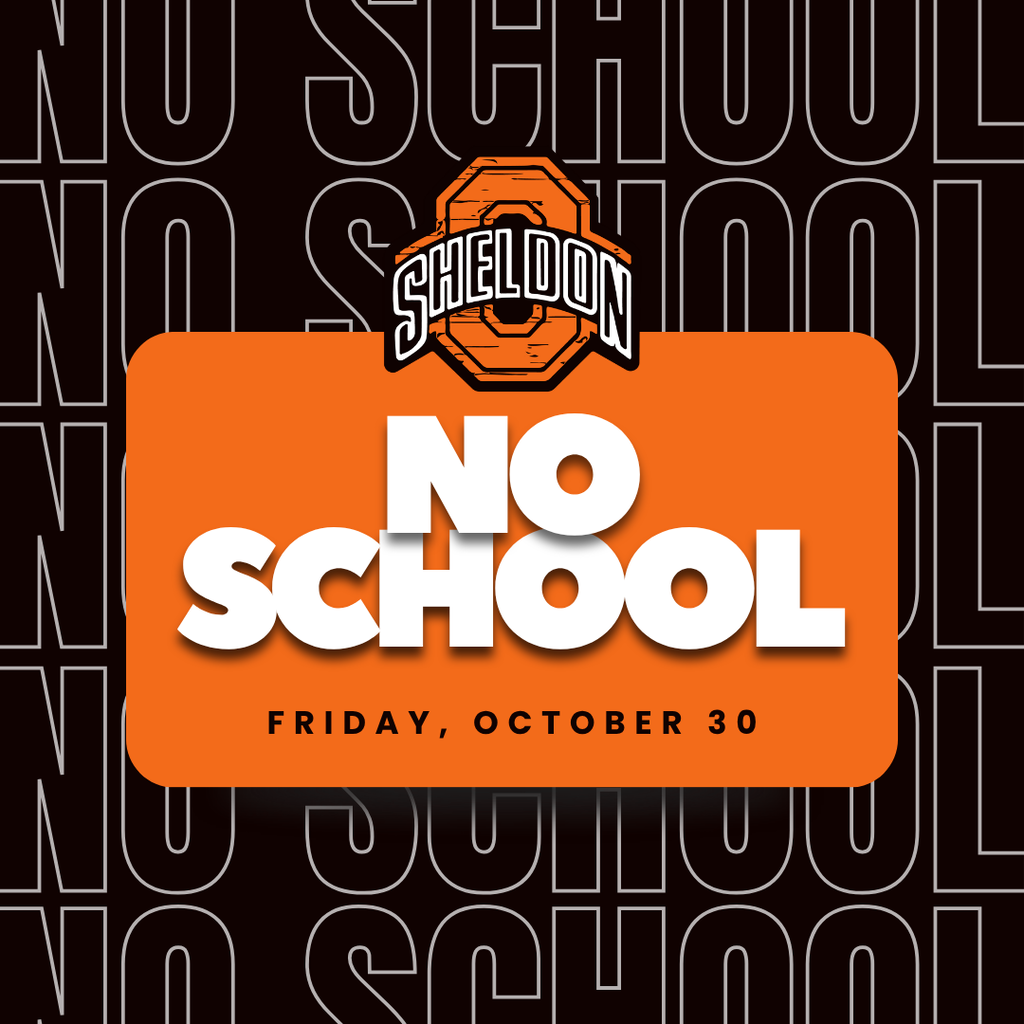 📣 REMINDER: NO SCHOOL FRIDAY, OCTOBER 30! 📣  After a busy week of Parent-Teacher Conferences, students will have Friday off while our teachers take part in a professional development workday.  Enjoy your day off, Orabs! We’ll see you back at school on Monday!