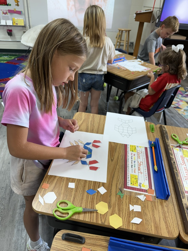 working on shapes