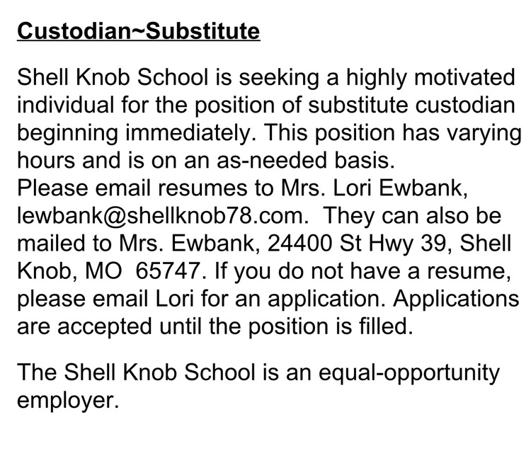 custodian job
