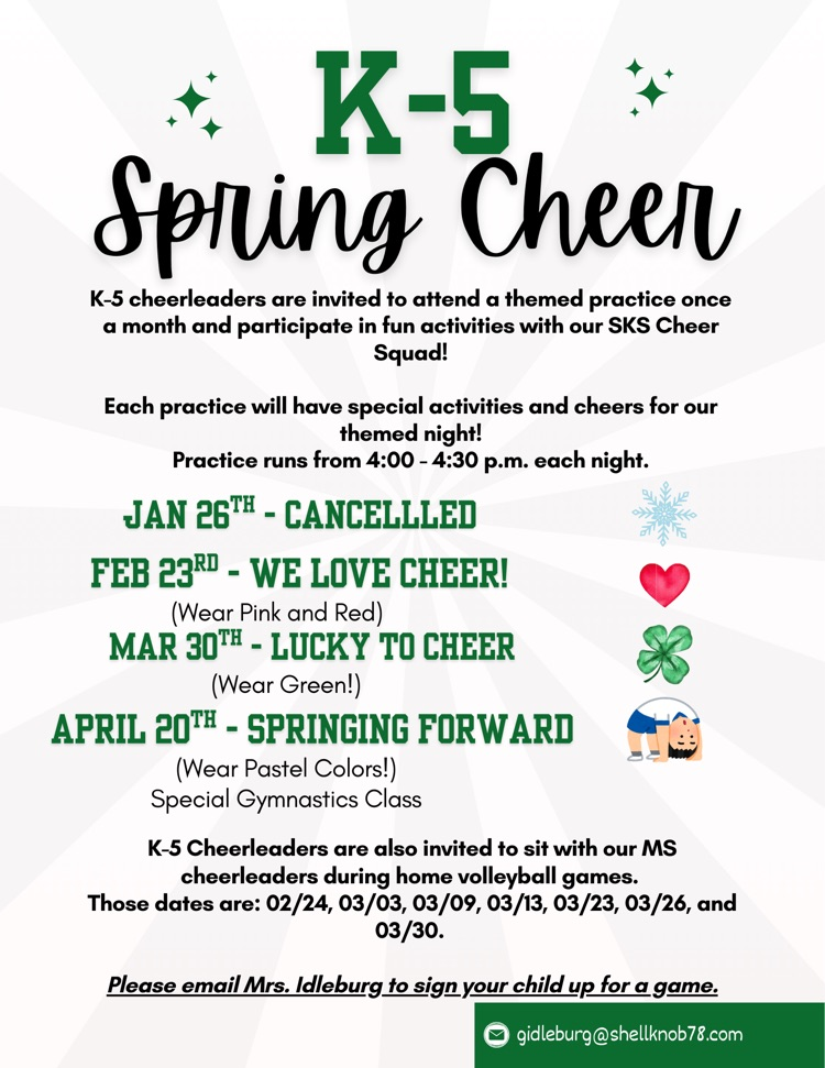 spring cheer dates