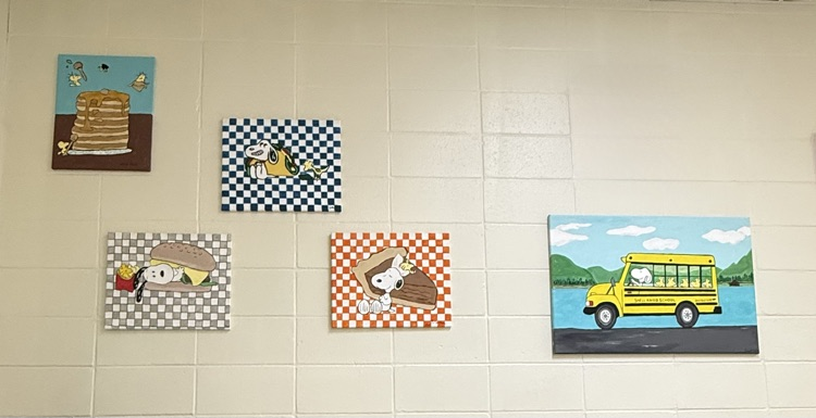 snoopy wall
