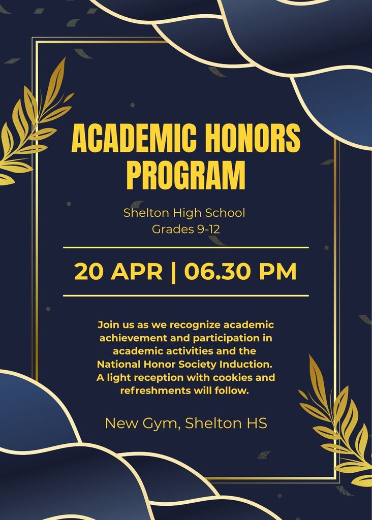 All community members, parents, and students are welcome to join us  as we recognize academic achievement and participation in academic contests. 