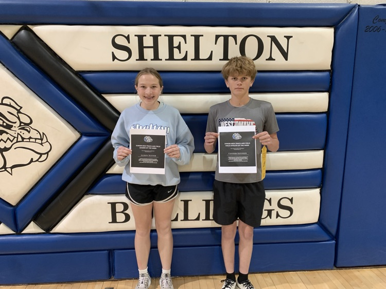 Male Athlete of the Week and Leader of the week! Female Athlete of the Week-Audrina Hall not pictured. 