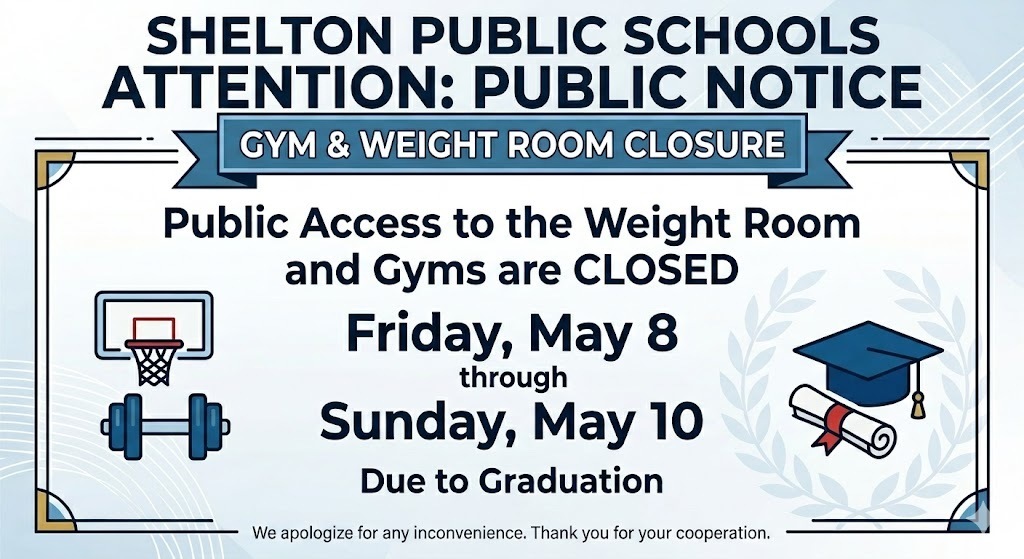 Gym & weight room closed