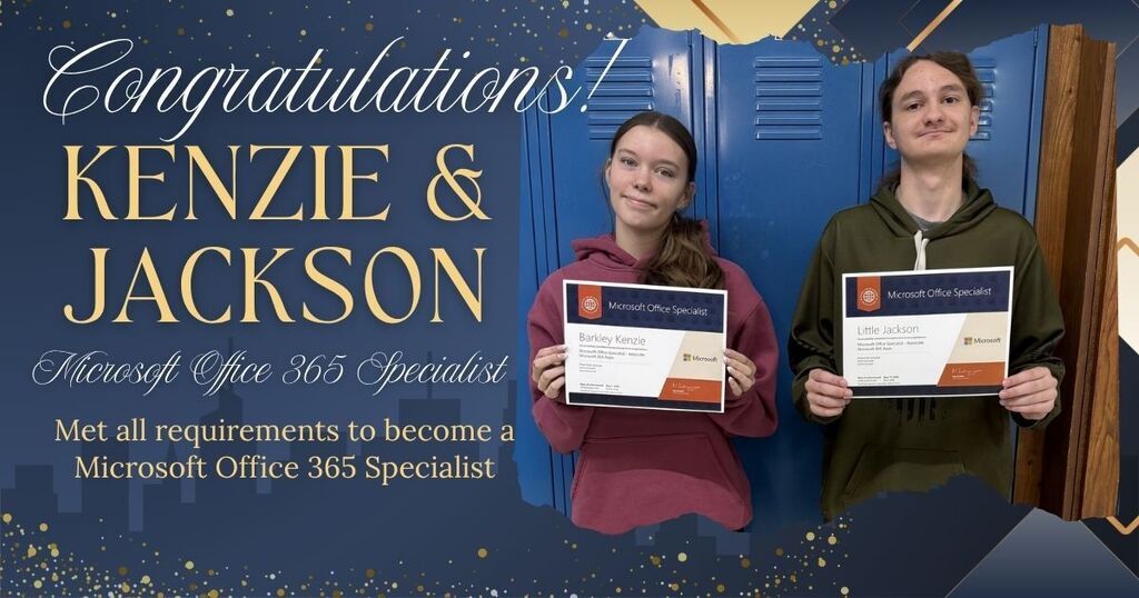 Microsoft Office  Specialist Certification Award
