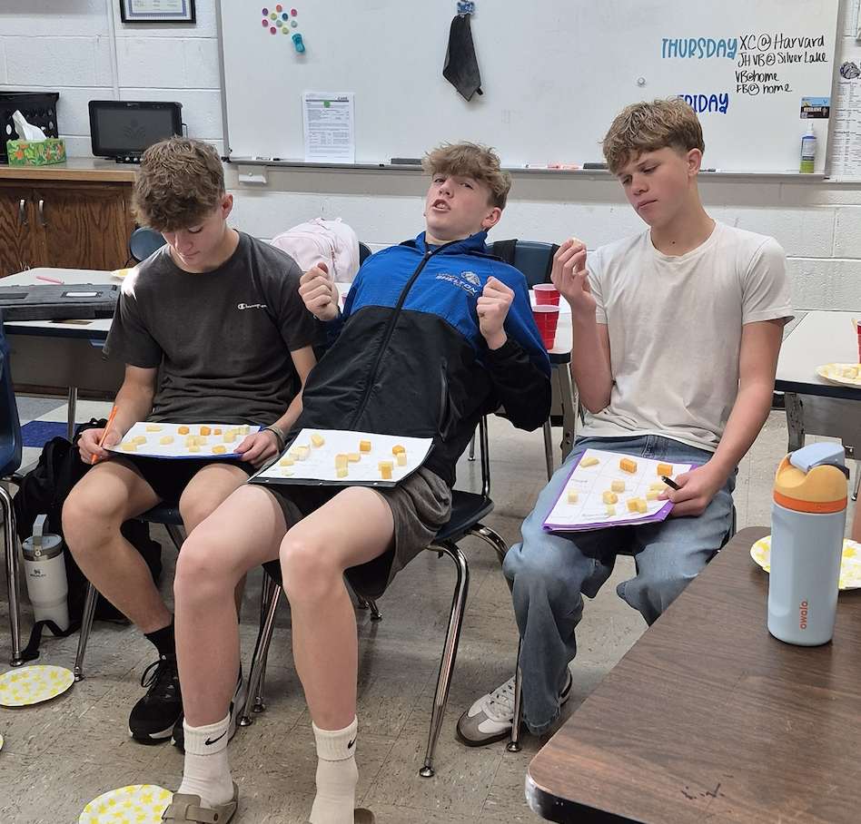 Sampling the cheese