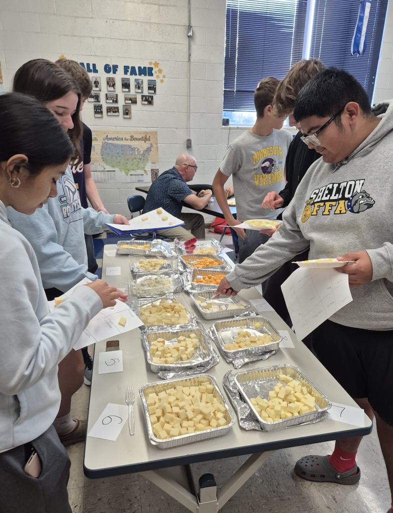 Filling our cheese trays
