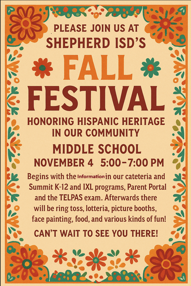 fall festival flyer