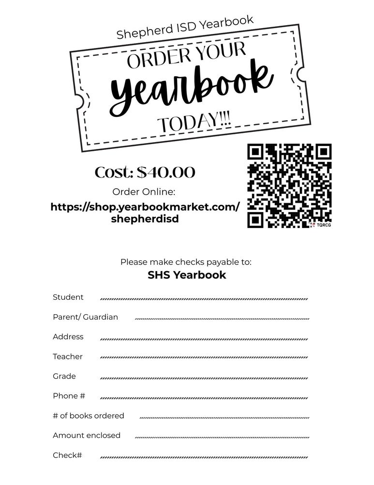 Yearbook Form
