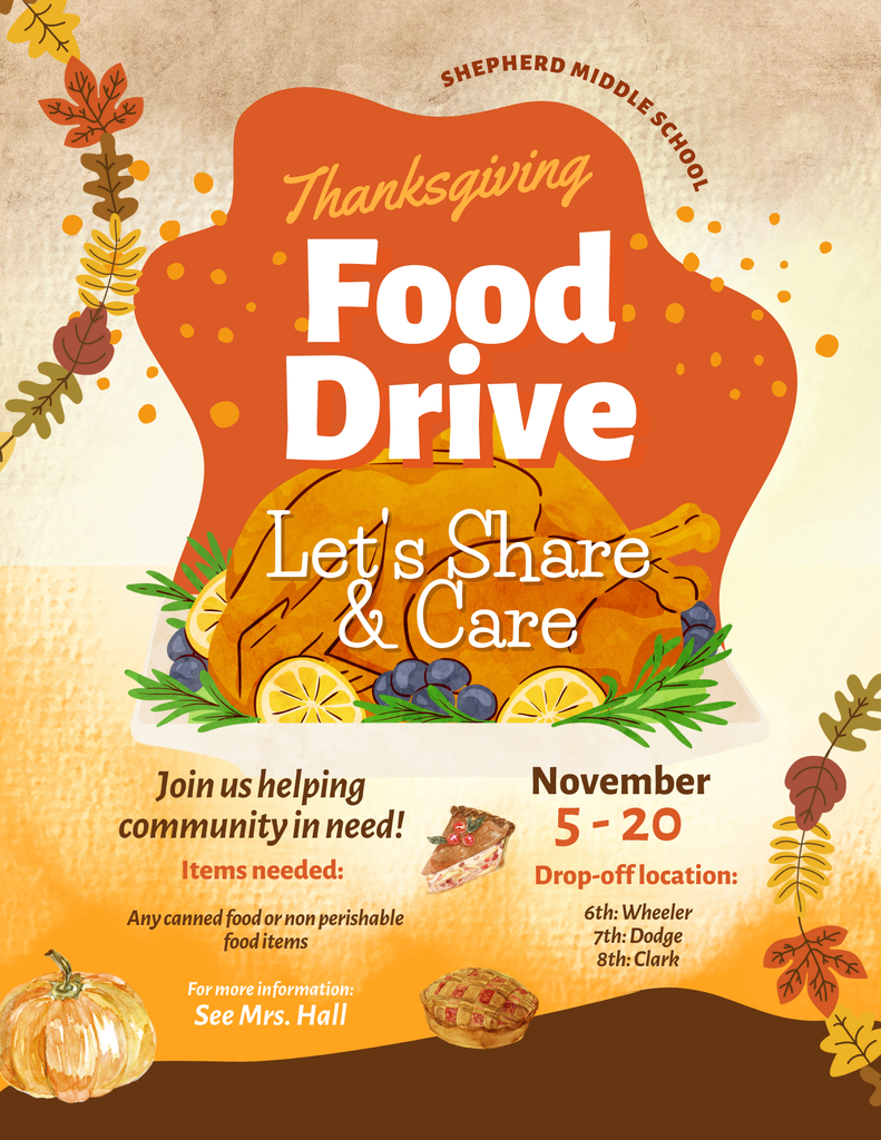 food drive flyer