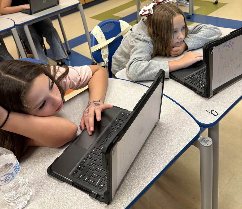 students working