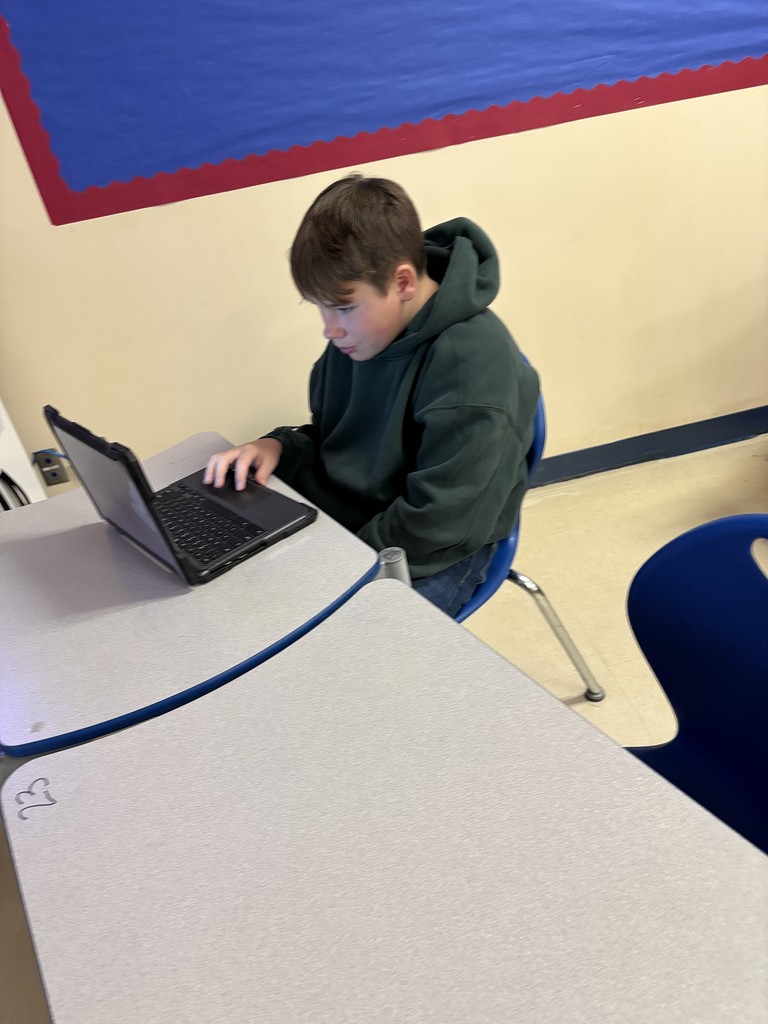 student working