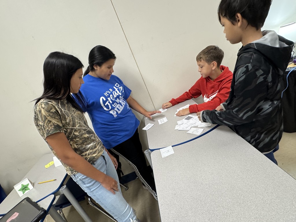 students working