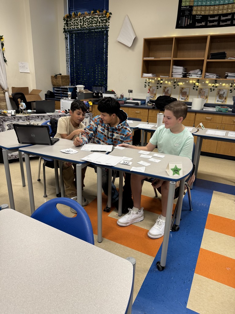 students working