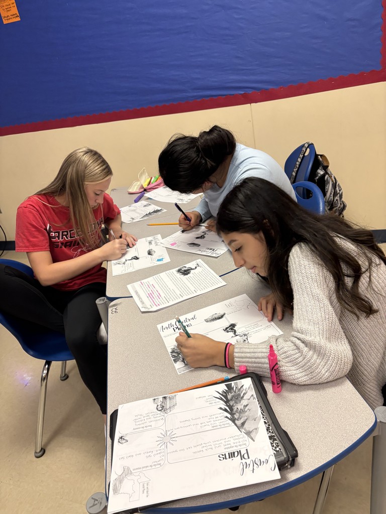 students working