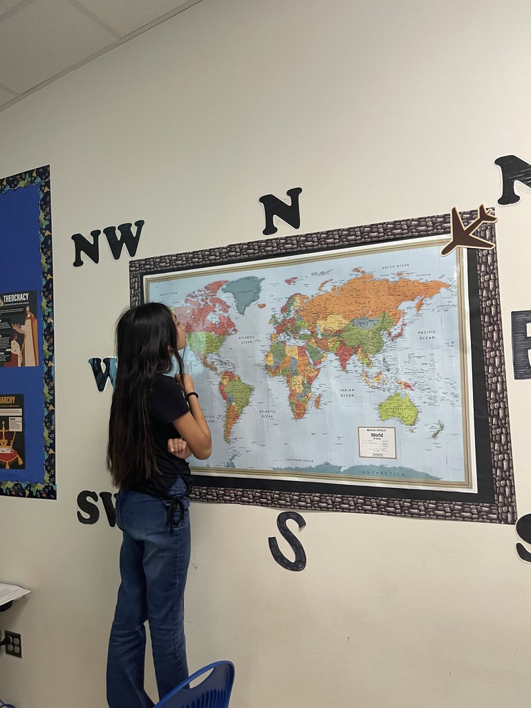 student working