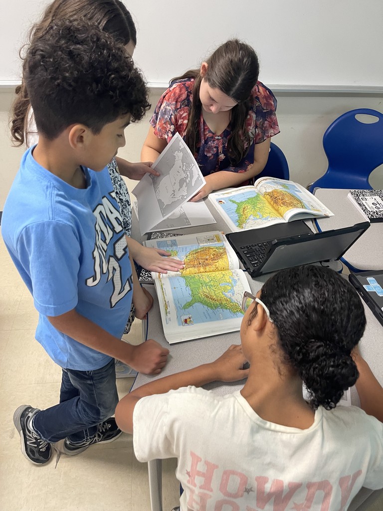 students working