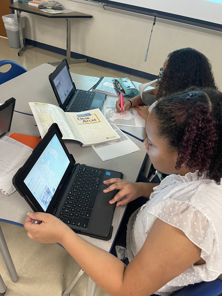 students working