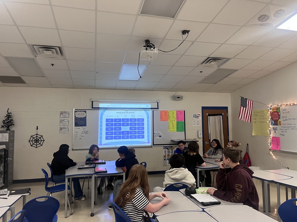 students review for test