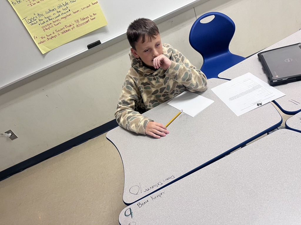 student working