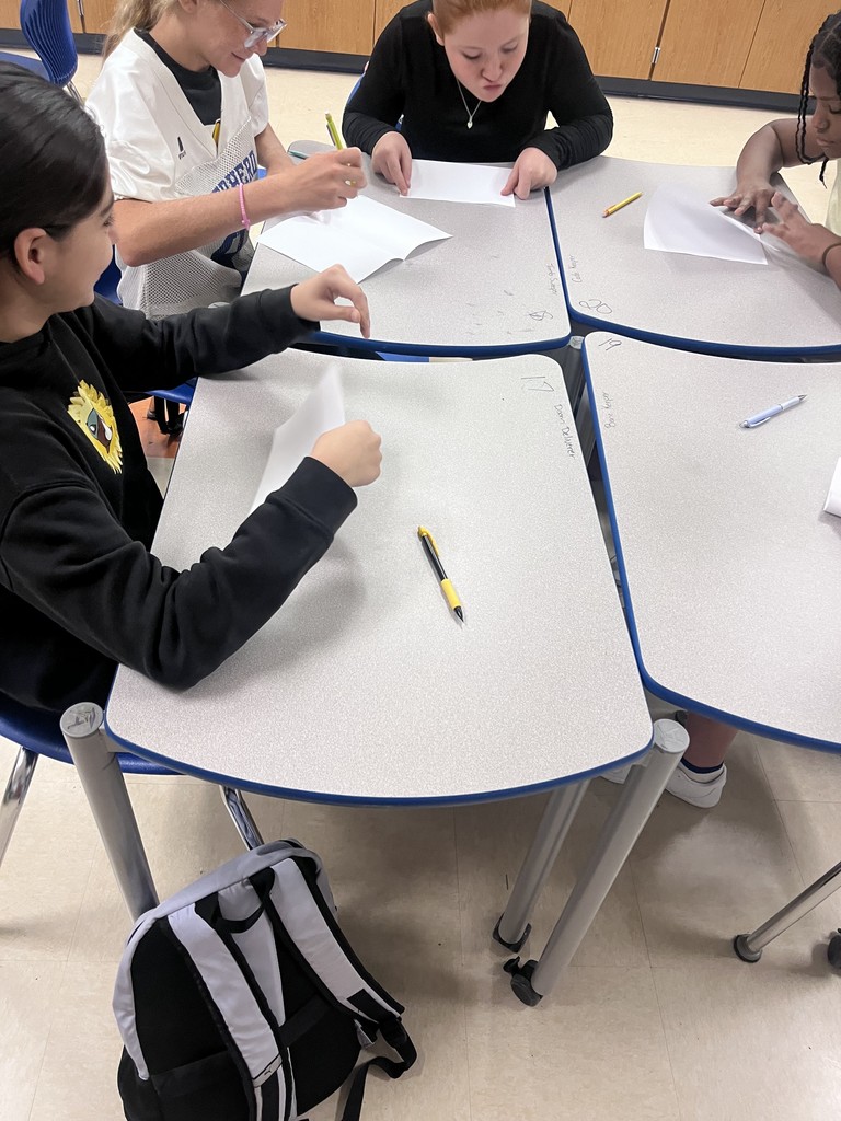 students working