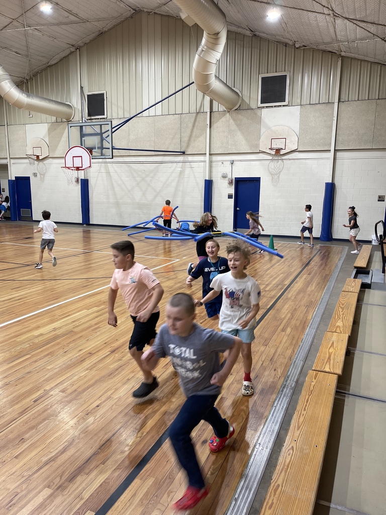 Students in P.E.
