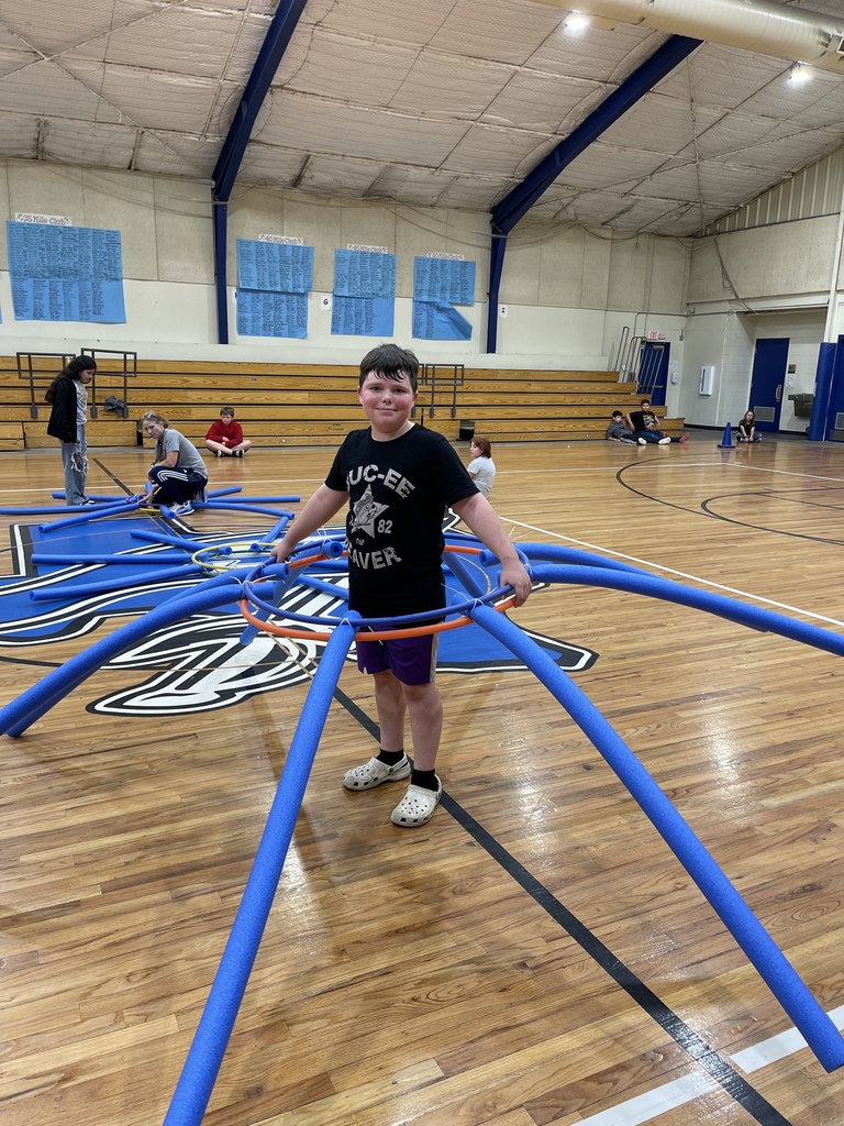 Students in P.E.