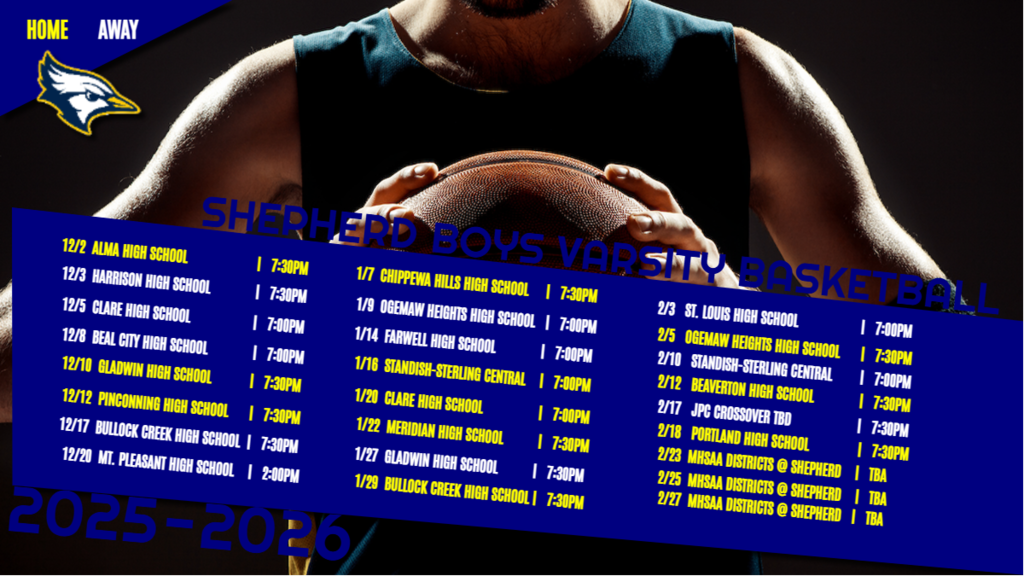 Varsity Boys Basketball Schedule 25-26