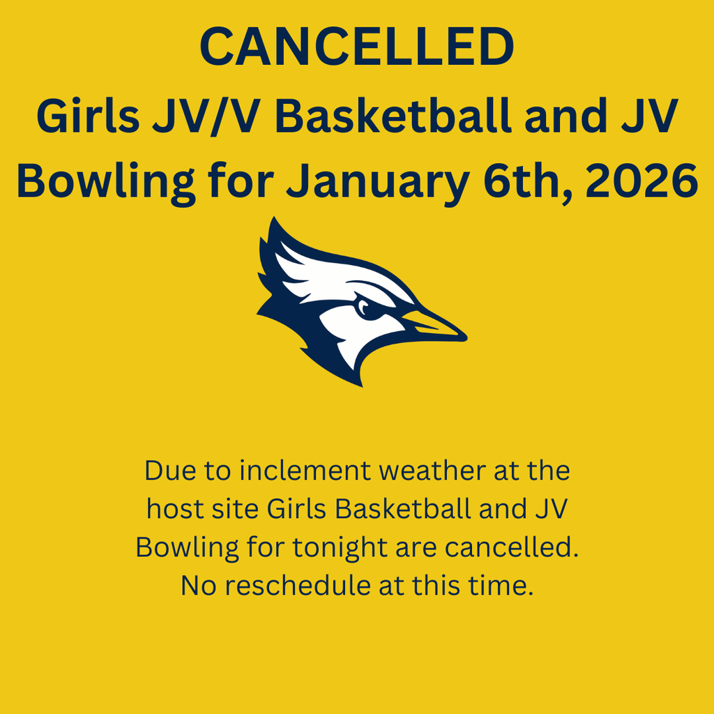 Games Cancelled 1-6-26