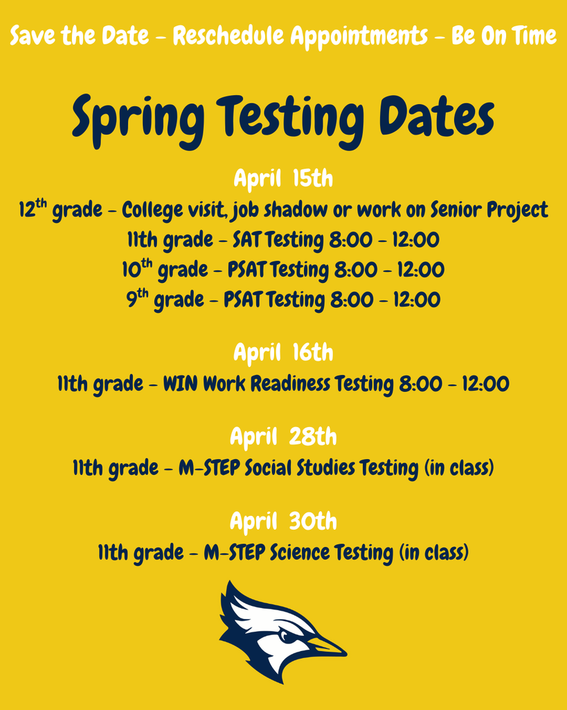Spring Testing 2026