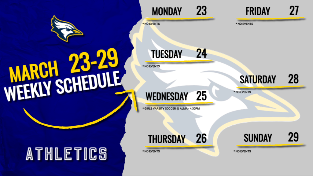 Image of weekly schedule