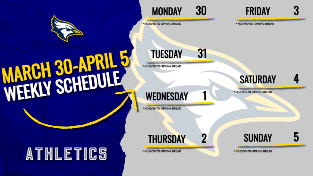 Image of weekly schedule