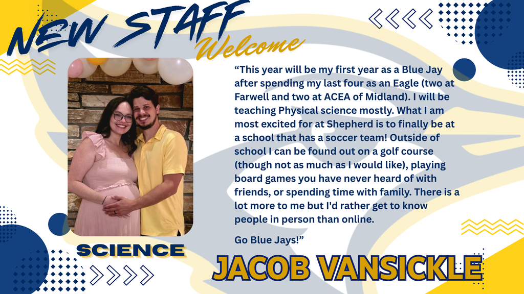 Jacob VanSickle, new Science Teacher