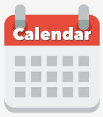 Blank calendar