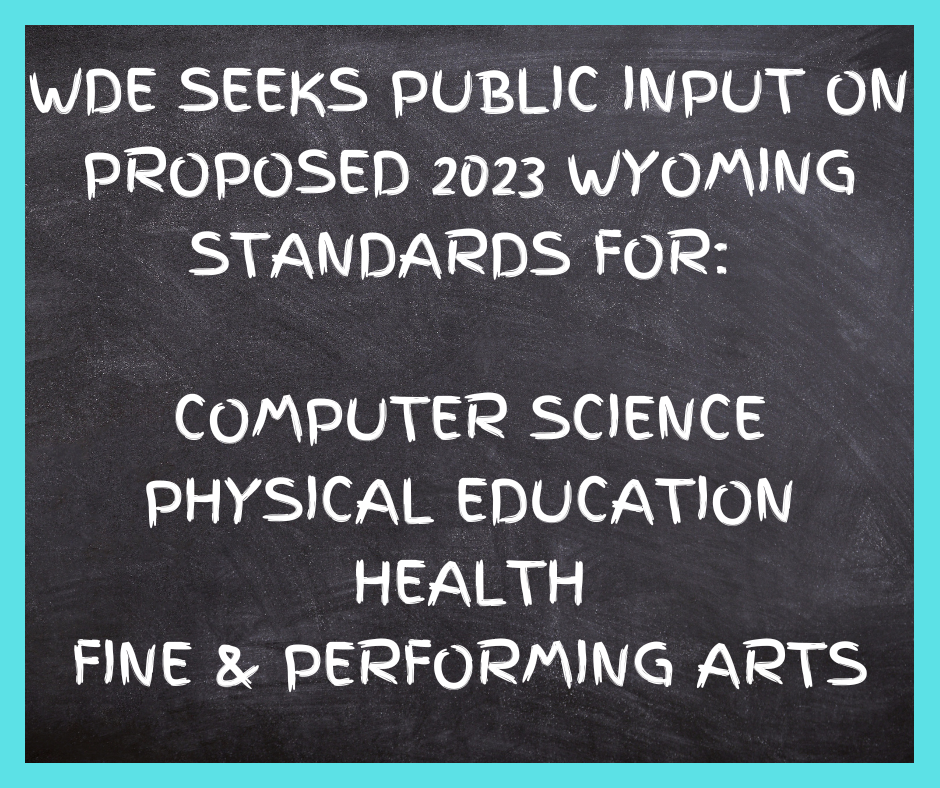WDE Seeks Public Input