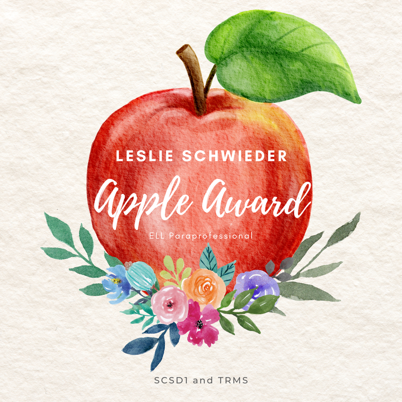 Leslie Schwieder Apple Award