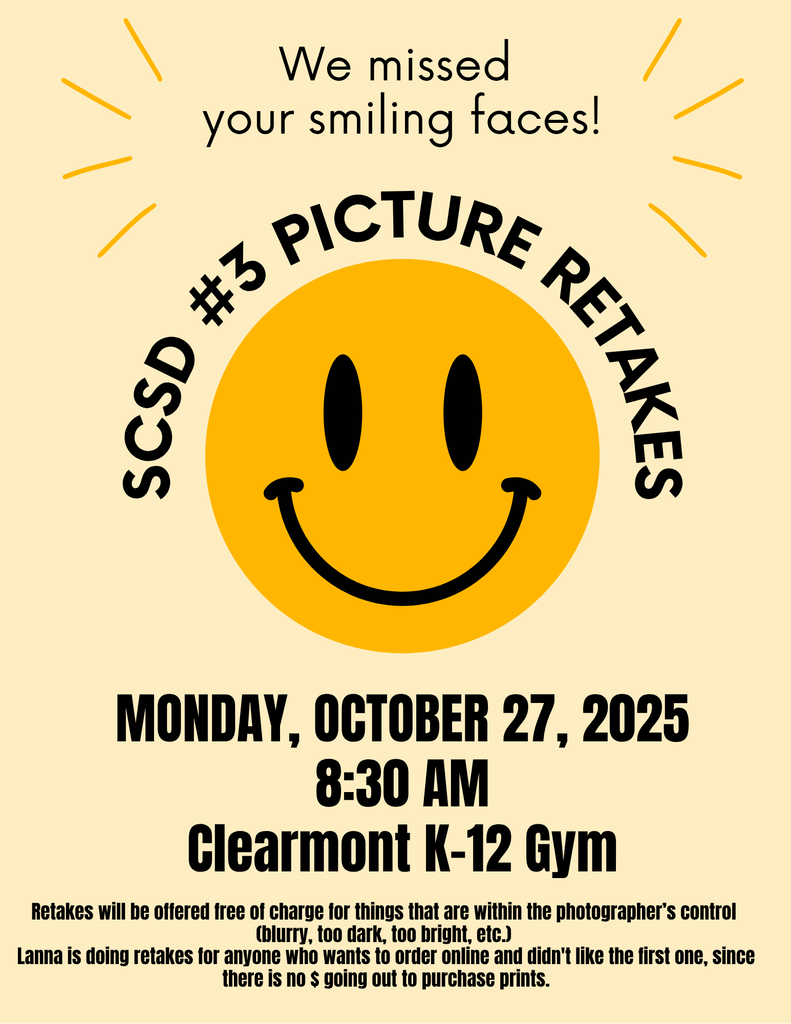 Picture Retakes Flyer 2025