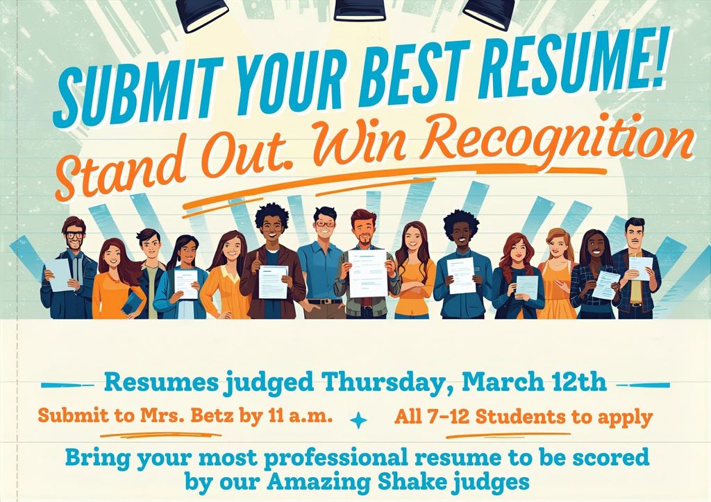 Engaging Resume Submission Flyer