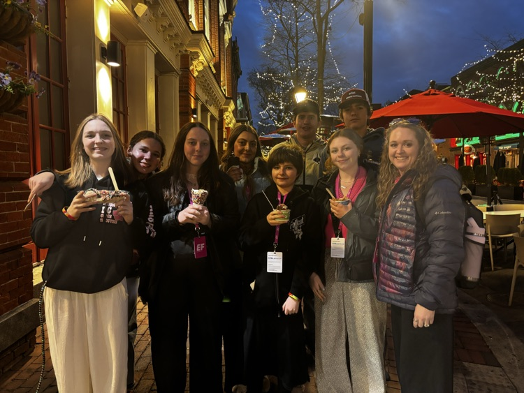 ice cream after a busy day